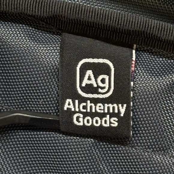 Alchemy Goods Madison Black Recycled Inner Tube Backpack Laptop Sleeve - Picture 6 of 16